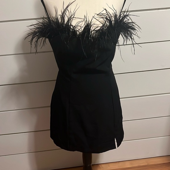 Astr Dresses & Skirts - ASTR the Label Feather Mini Dress